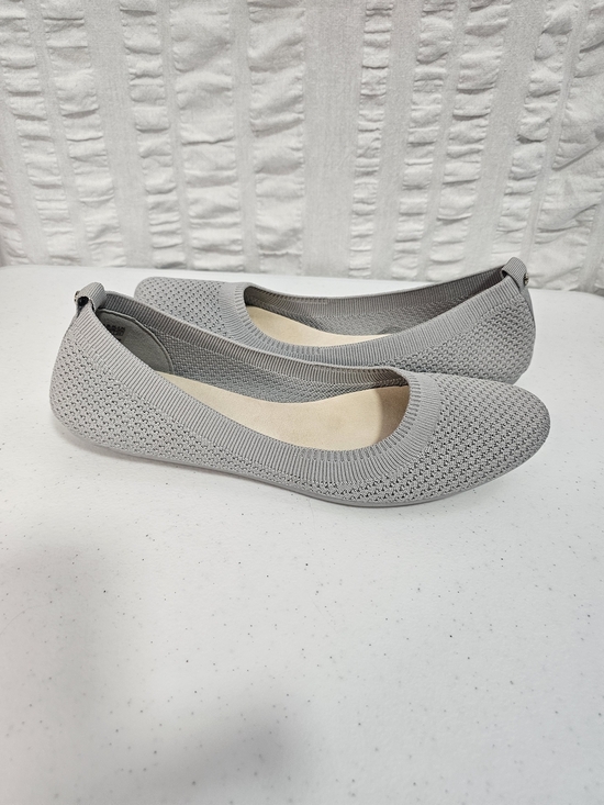 Danskin Shoes - Danskin Flex Navy Knit Slip-On Flats with Round Toe Womens 9
